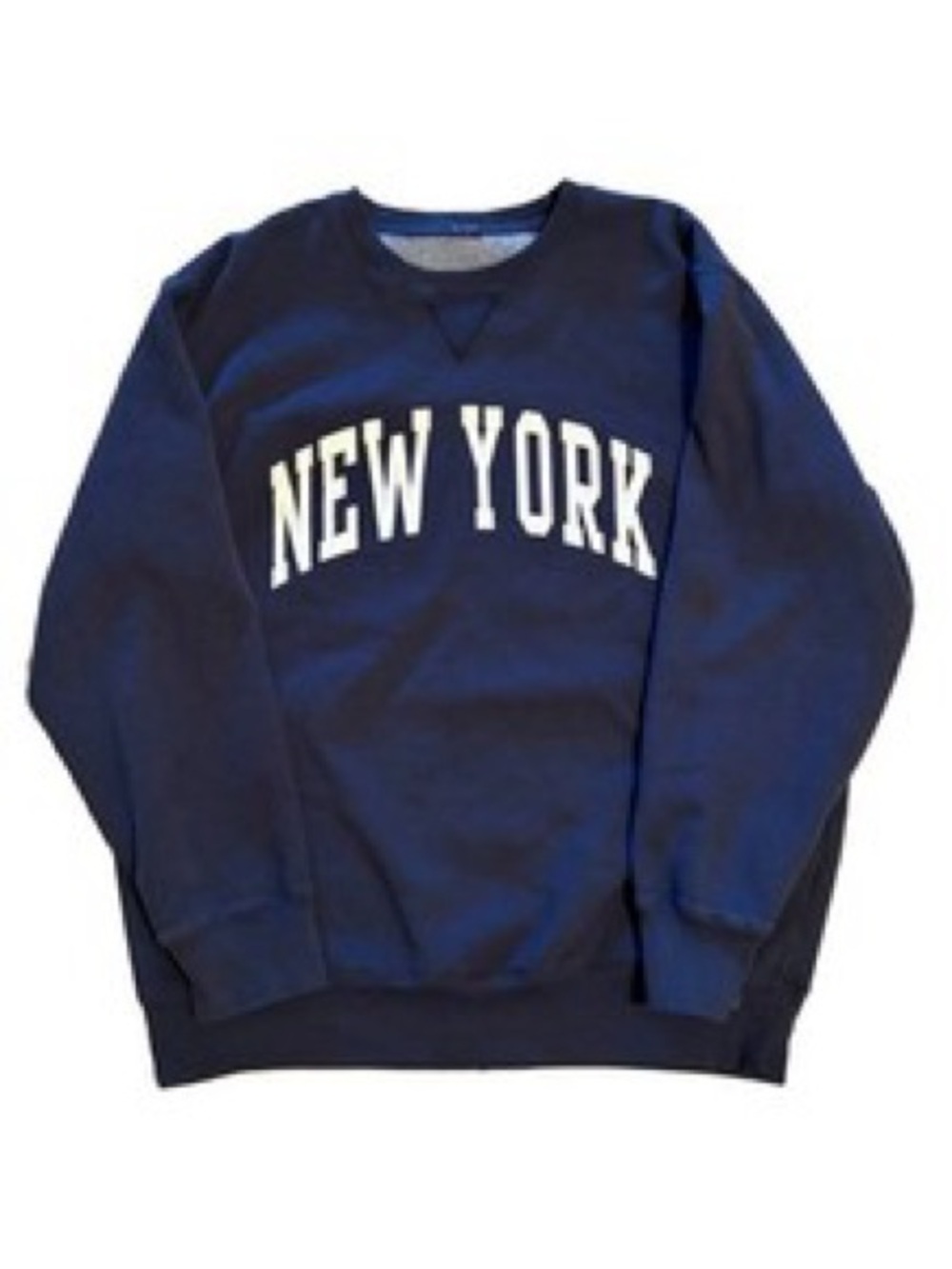 NWT John Galt Brandy Melville Navy Sweatshirt NEW YORK Print